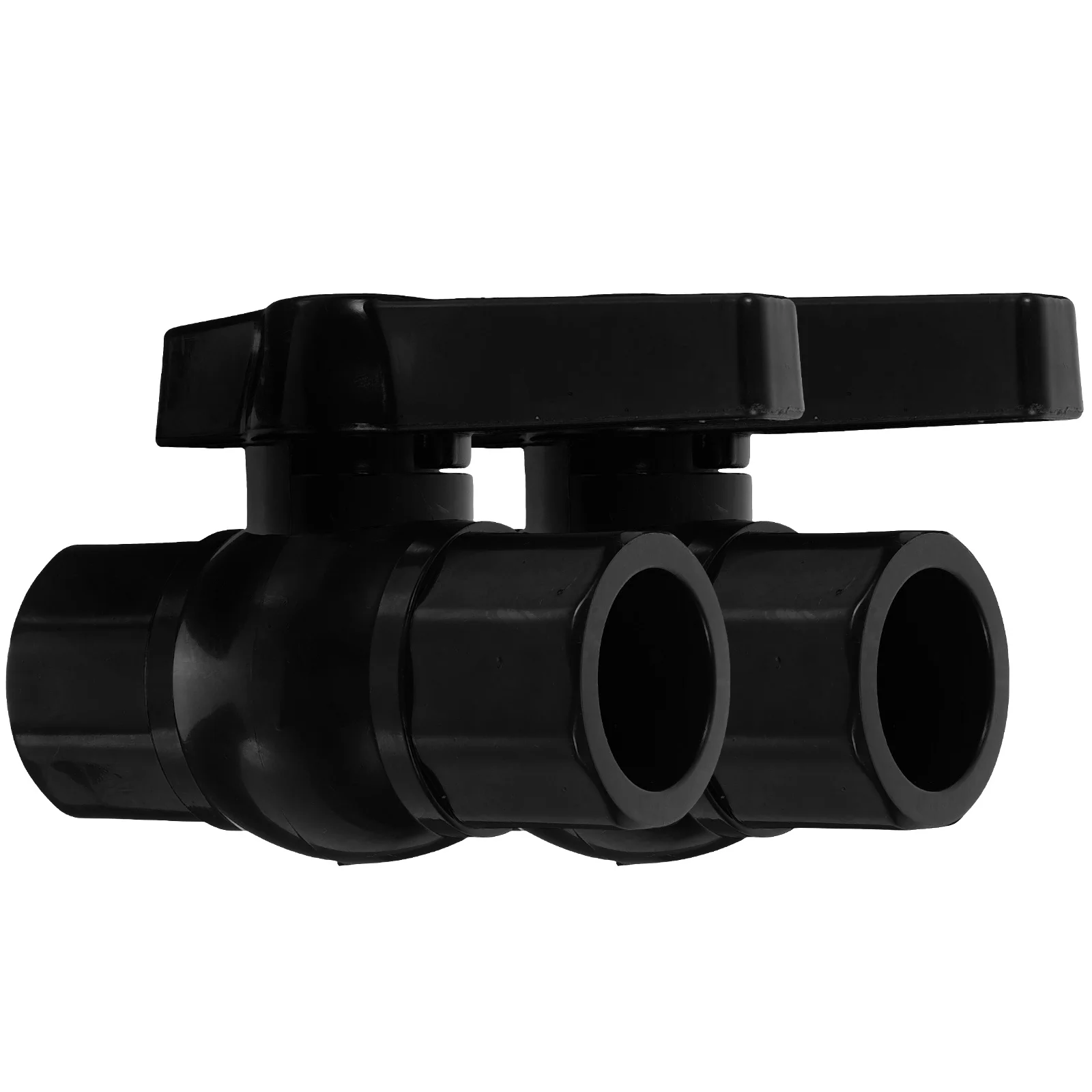 2pcs Ball Valve 2-way Irrigation Pipe Fitting System Valve Quick Connect Pipe Fitting