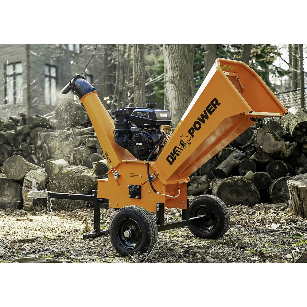 Detail K2 OPC506 6 in. 14 HP Cyclonic Chipper Shredder with KOHLER CH440 Command PRO Commercial Gas Engine