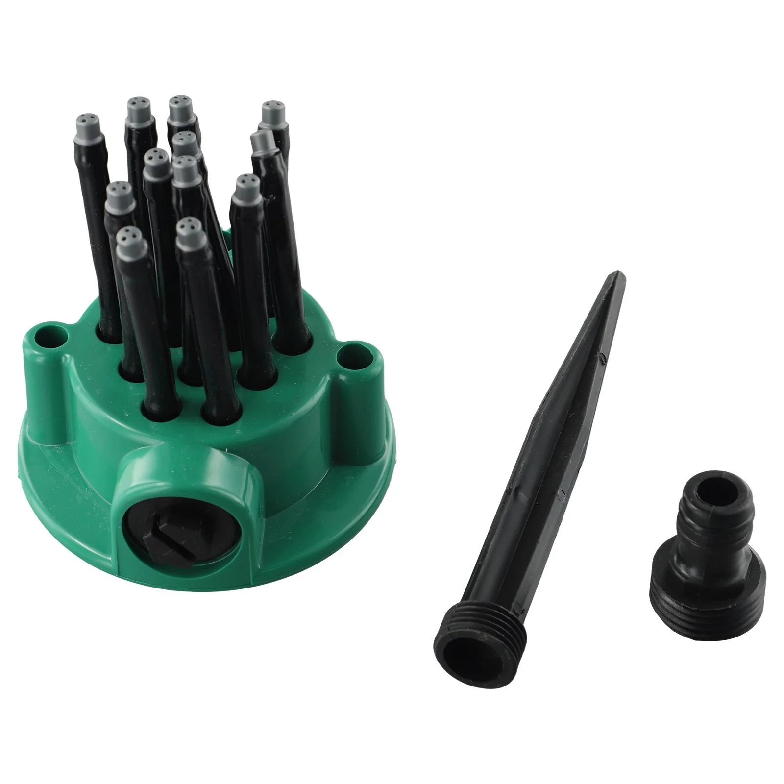 360° Flexible 12 Tubes Garden Yard Lawn Water Sprinkler Watering Sprayer