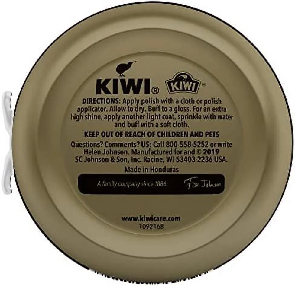 Kiwi 10111 Shoe Paste Polish 1-1/8 Ounce, Black