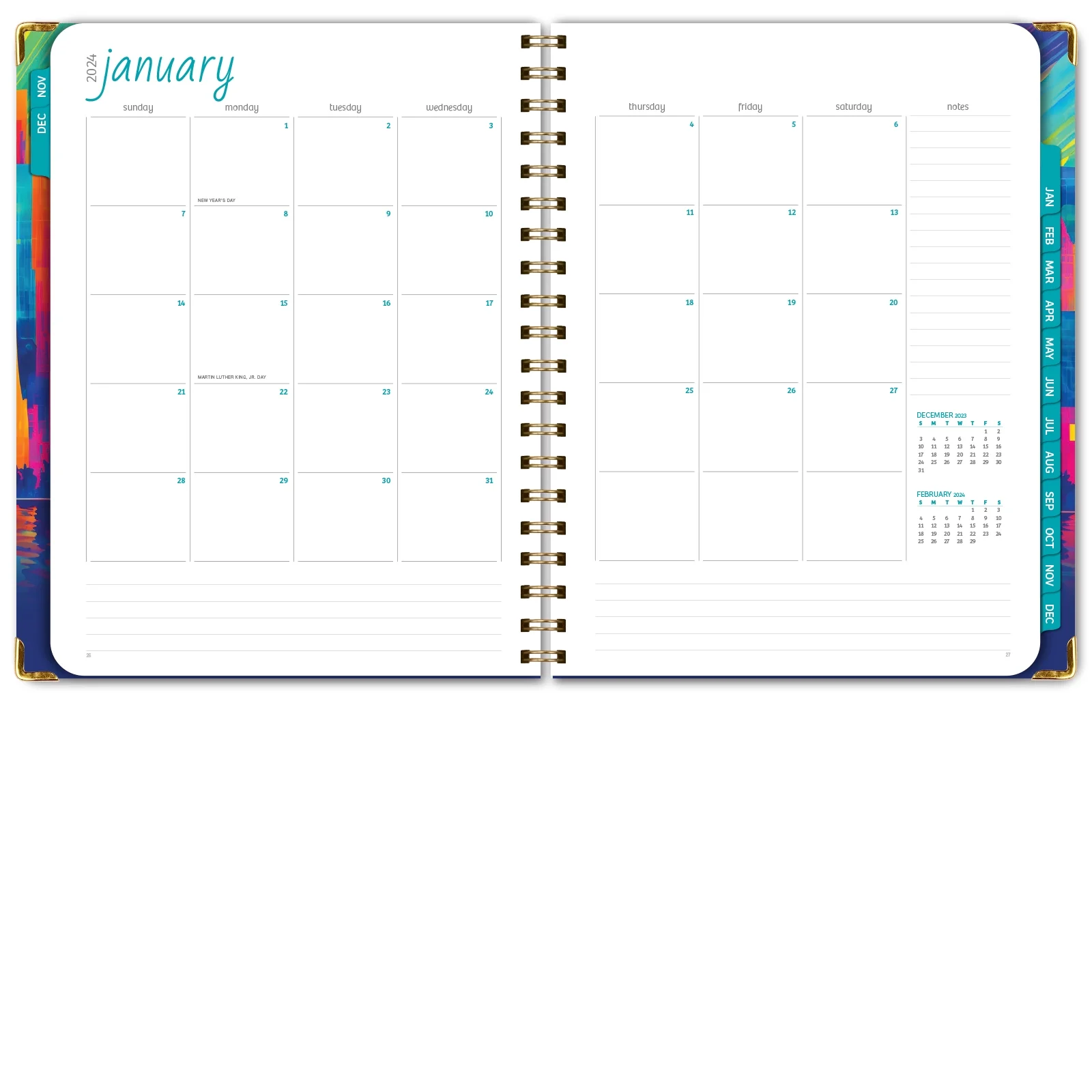 Hardcover CY 2024 Fashion Planner - 8.5