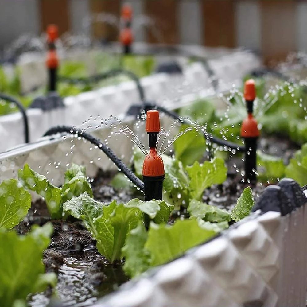 Drip Emitters, Adjustable 360 Degree Water Flow Drippers, Garden Irrigation Drippers for 4/7mm Watering System