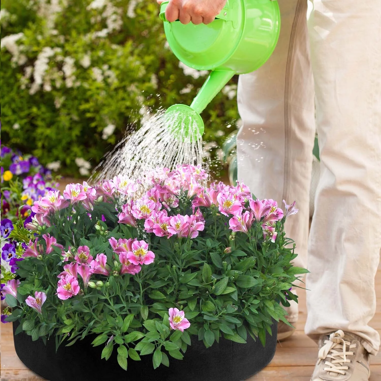 1-30 Gallon Plant Grow Bags Fabric Pot Nursery Soil Bag Thickened Nonwoven Bag