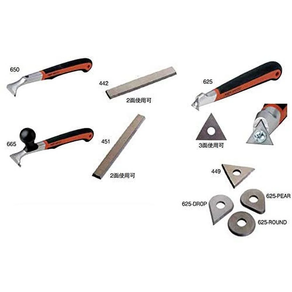 Bahco Tools 665 2.5 in. Ergo Carbide Scraper With HD Blade