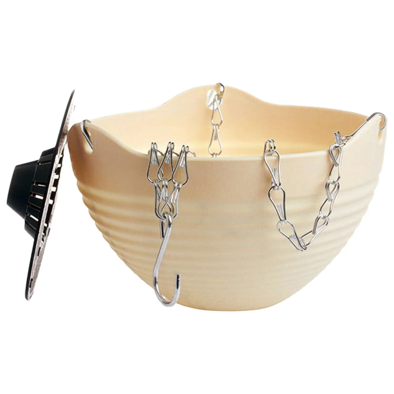 Bnnlsa Flower PotsHanging Basket Hanging Hanging Flower Pot Plastic Resin Green Potted Hanging Pot Hanging Chain Water Proof Net