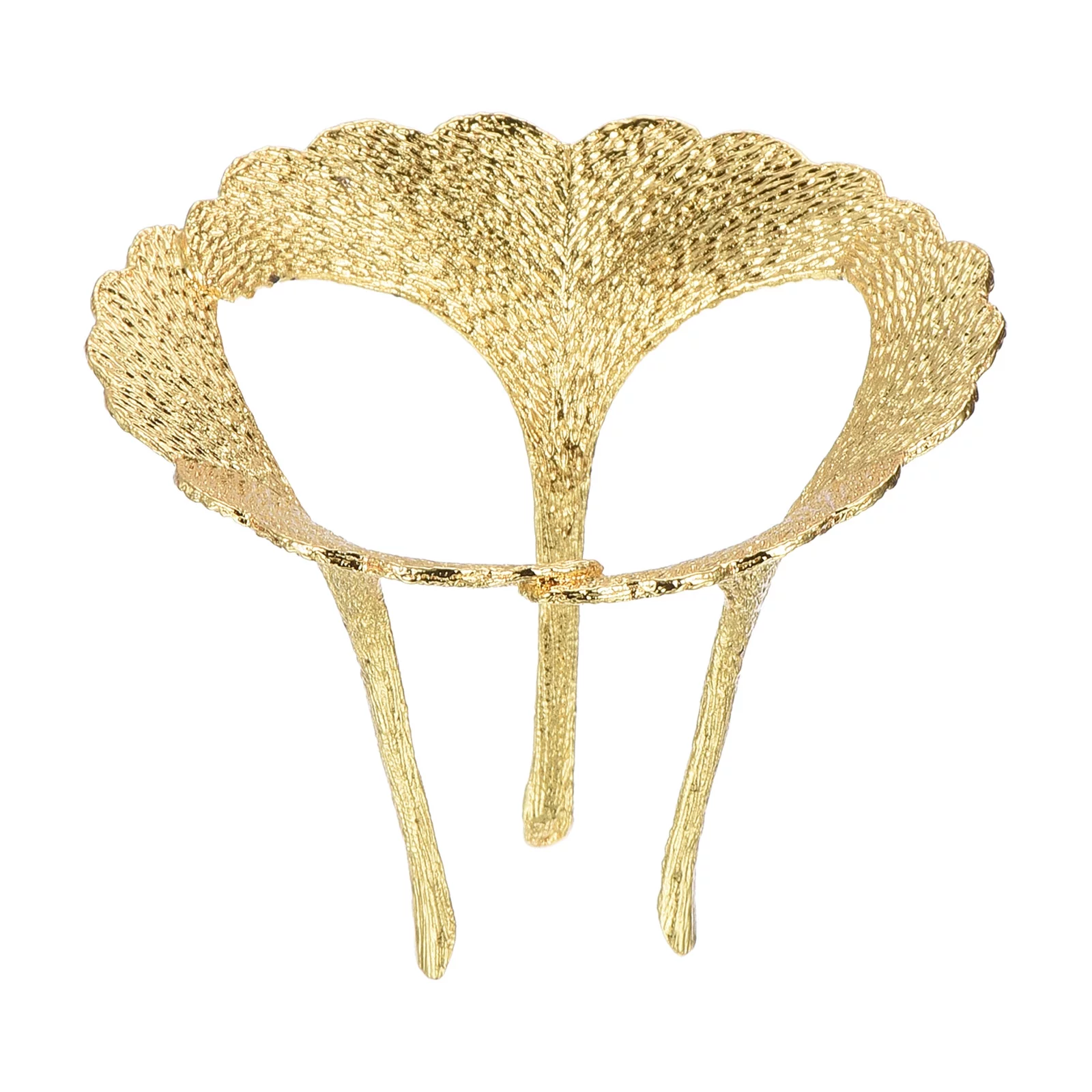 Uxcell Air Plant Stand Tillandsia Holder Metal Air Plant Pot Container for Decor, Golden