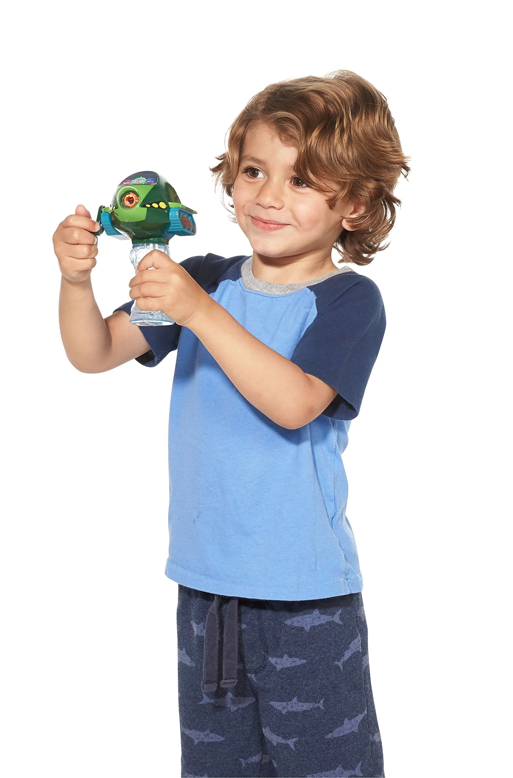 Little Kids PJ Masks Catboy Cat-Car Bubble Blower Vehicle with 4oz of Bubble Solution Toy, Blue