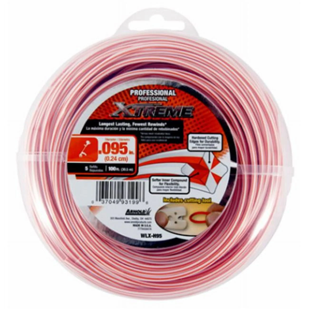 Arnold 245864 90 ft. x 0.10 in. Twisted Trimmer Line