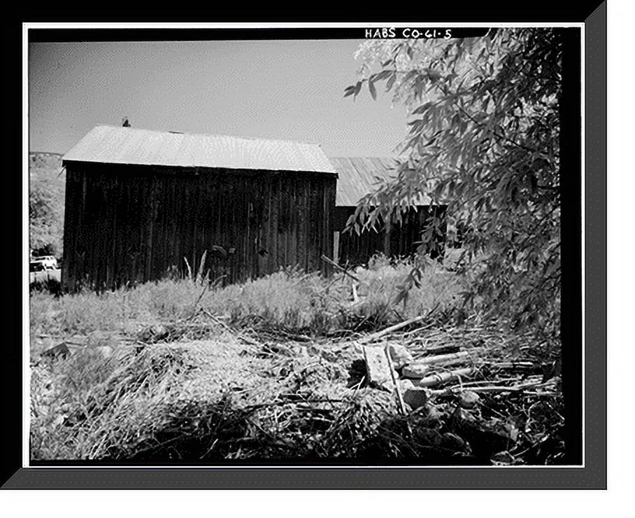 Historic Framed Print, Aspen Lumber Company Building, 100 West Cooper Street, Aspen, Pitkin County, CO - 5, 17-7/8