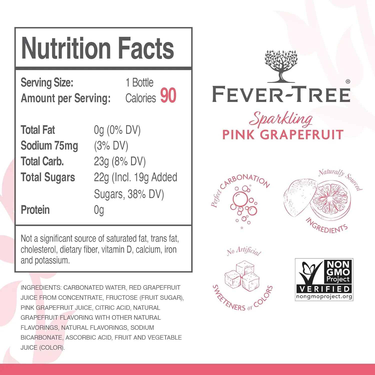 Premium Pack of 8  Sparkling Grapefruit (16.9 Fl Oz Each)