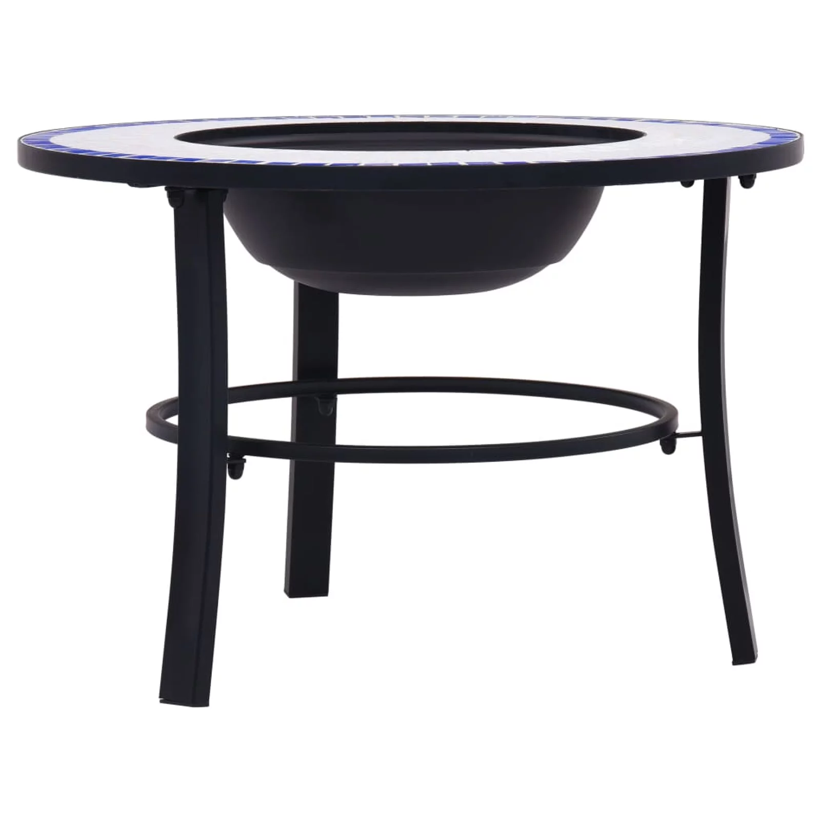 MABOTO Fire Pit Blue and White 26.8