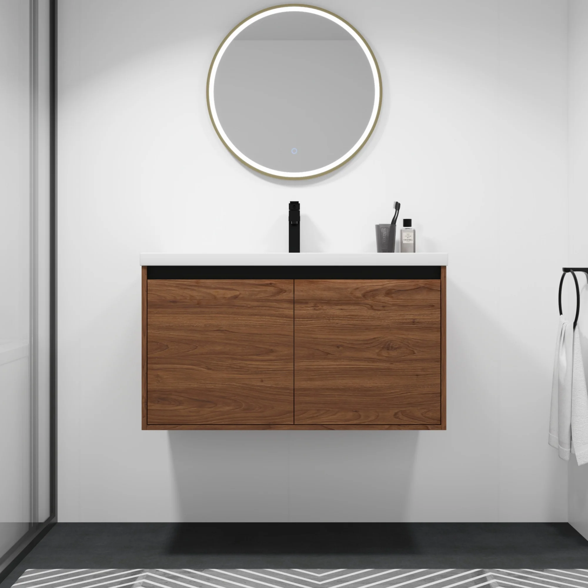 5-piece Patio Bar Set,Bar Height Outdoor Dining Set, Bar Height Chairs With Non-Slip Feet And Fixed Rope,Removable Cushion,Acacia Wood Table Top,for Patios, Backyards, Gardens, Gray