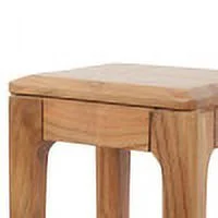 GDF Studio Judith Mid Century Modern Handmade Acacia Wood Plant Stand, Natural