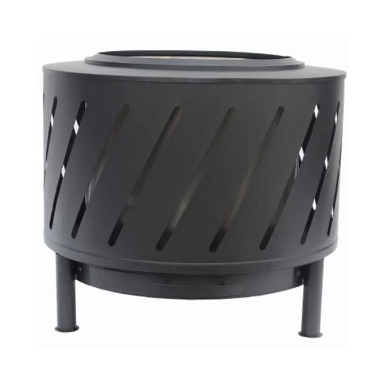 24 in. Smokeless Fire Pit, Black