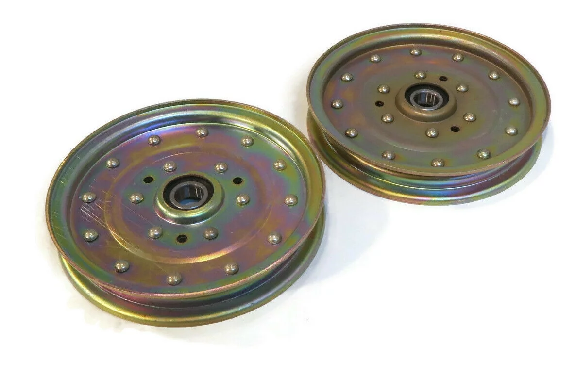 The ROP Shop | (Pack of 2) Flat Idler Pulleys For 2004 Toro Z Master Z500 74242 52