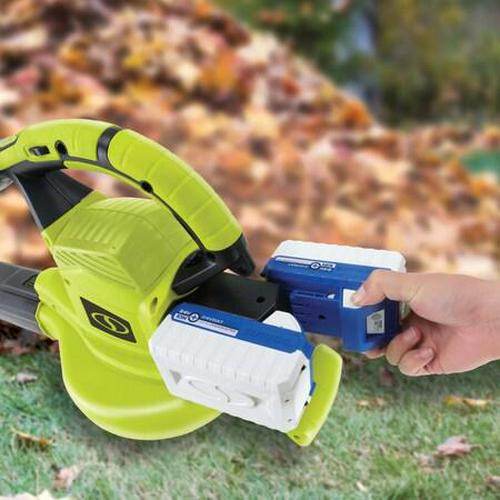 48V iON+ Cordless 190-MPH Leaf Blower/Vacuum/Mulch, 9-Gal, 2 Batteries, Dual Chrgr