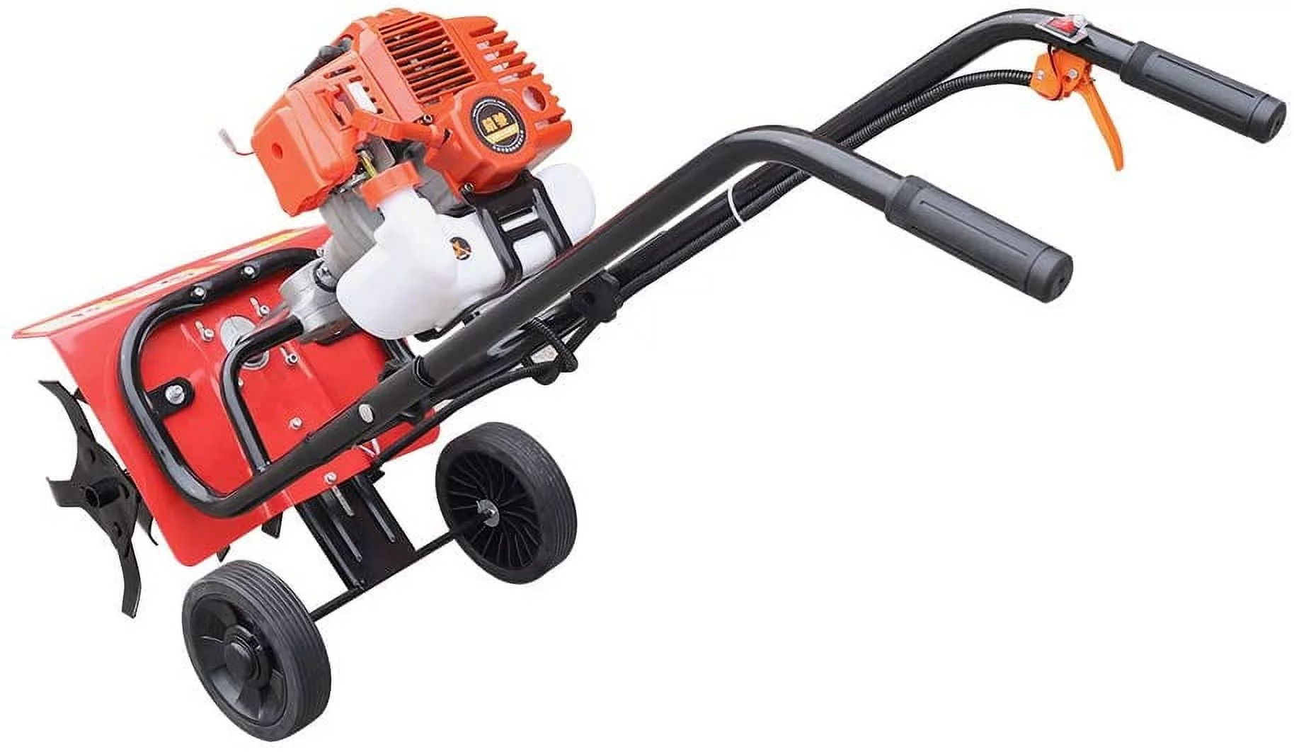 Fetcoi Hand-Pull Recoil Hand Push Soil Micro Tiller ZN-8001 1F44F-5 Engine 52CC Cordless Cultivator & Tillers