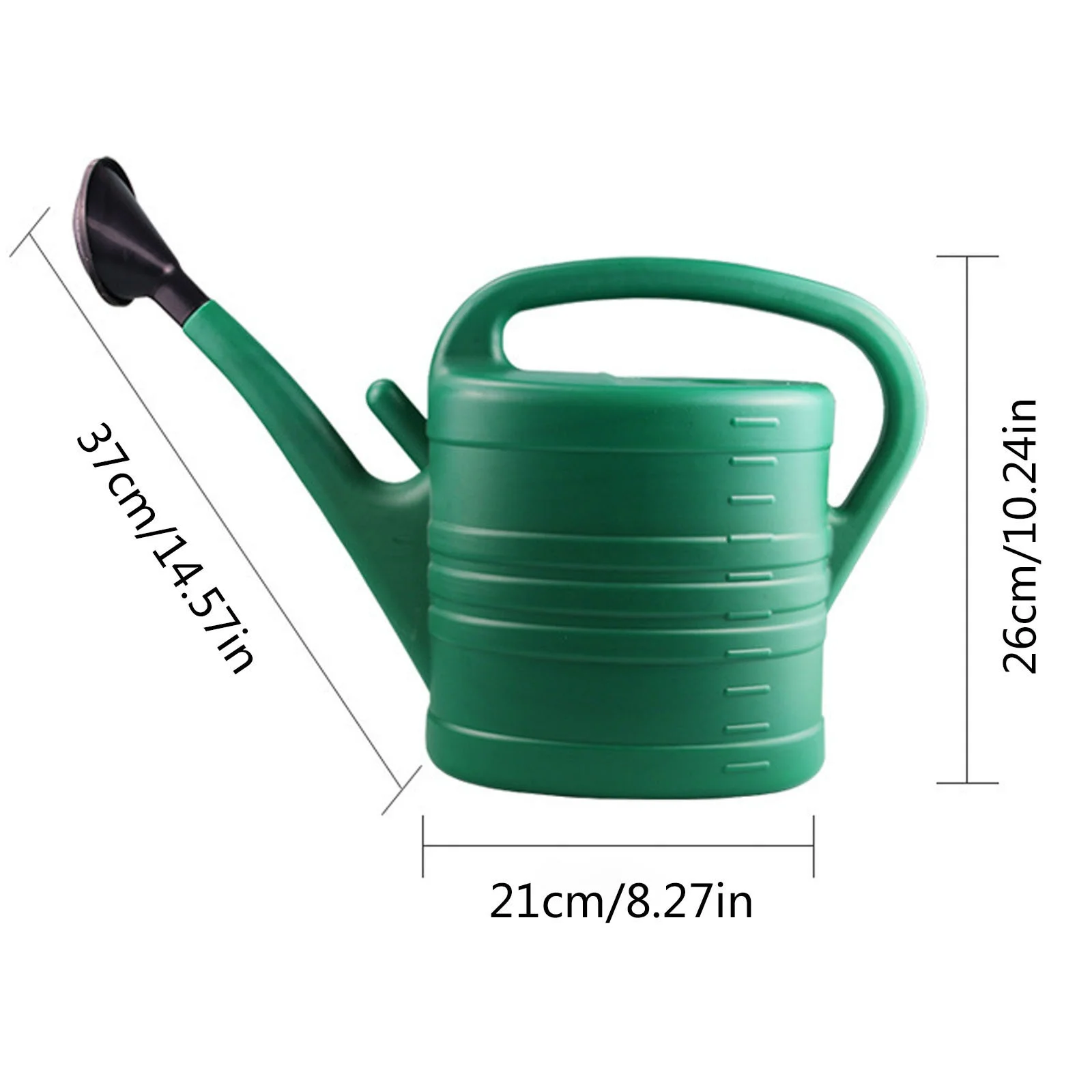 pdqouc 5 L/1.32 Gallon Household Plastic Sprinklers Large Capacity Long Spout Sprinkler Watering Cans Sprinklers Garden Tools Practical Gardening Tools
