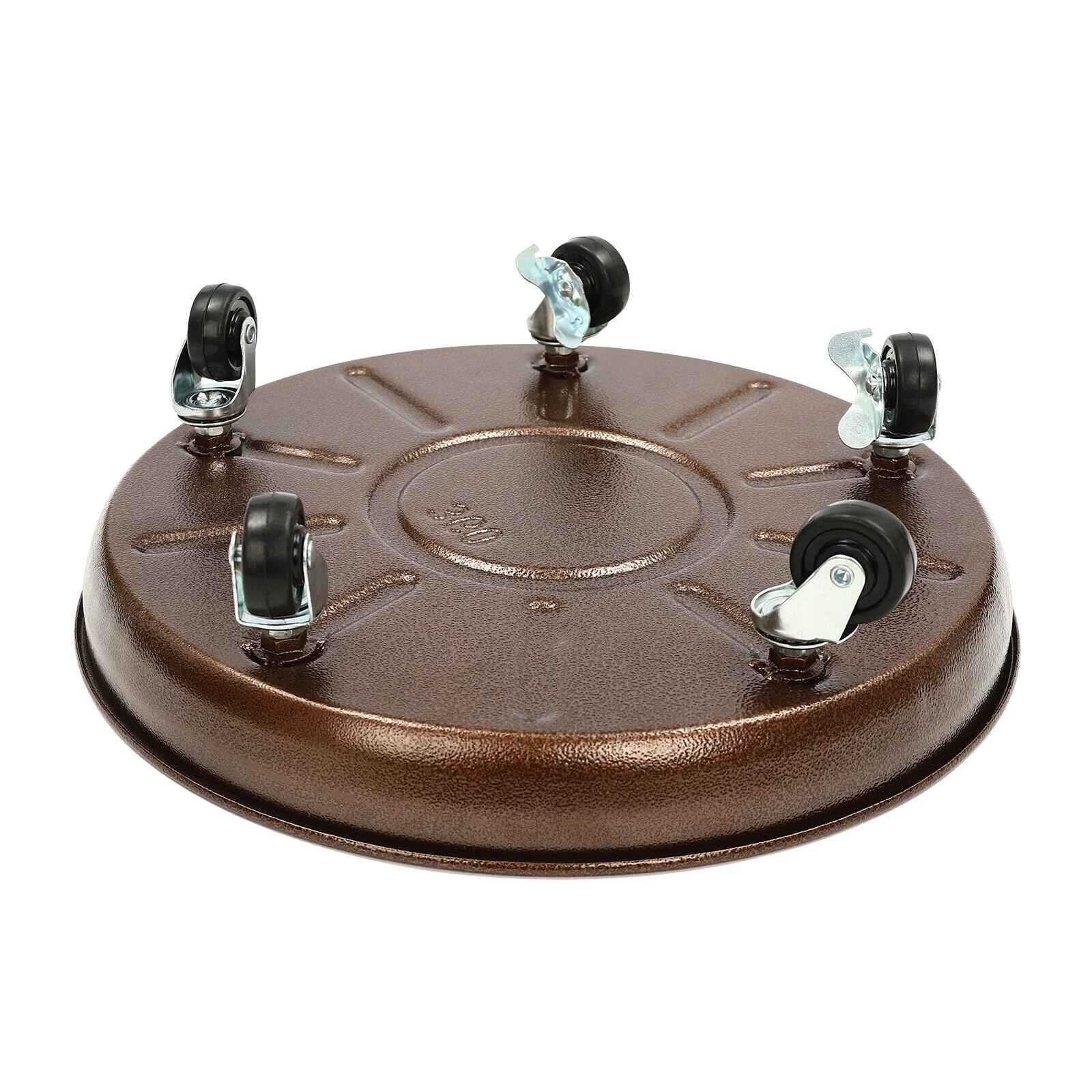 2 x Plant Stand Flowerpot Pot Trolley with Wheels Movable Flexible Plant Saucer +10* Universal Wheels