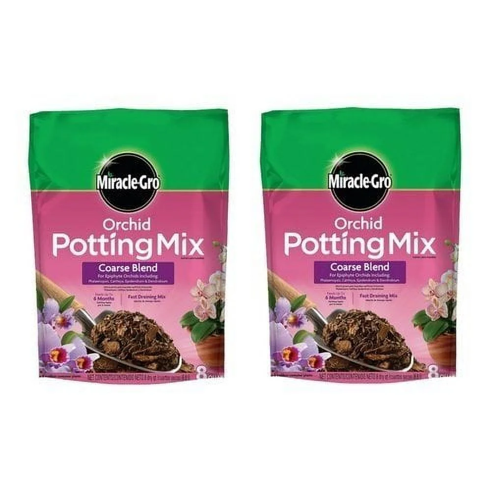 Miracle-Gro Orchid Potting Mix, 8-Quart currently ships to select Northeastern & Midwestern states 2 Pack