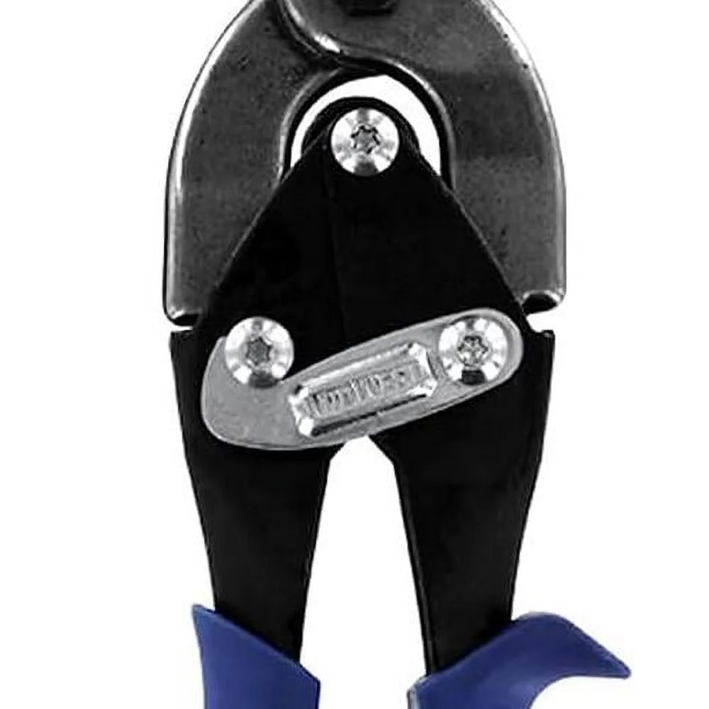 Power Cutters Long Cut Snip - Straight Cut Regular Tin Cutting Shears With Forged Blade  KUSH'n-POWER Comfort Grips - MWT-6716A