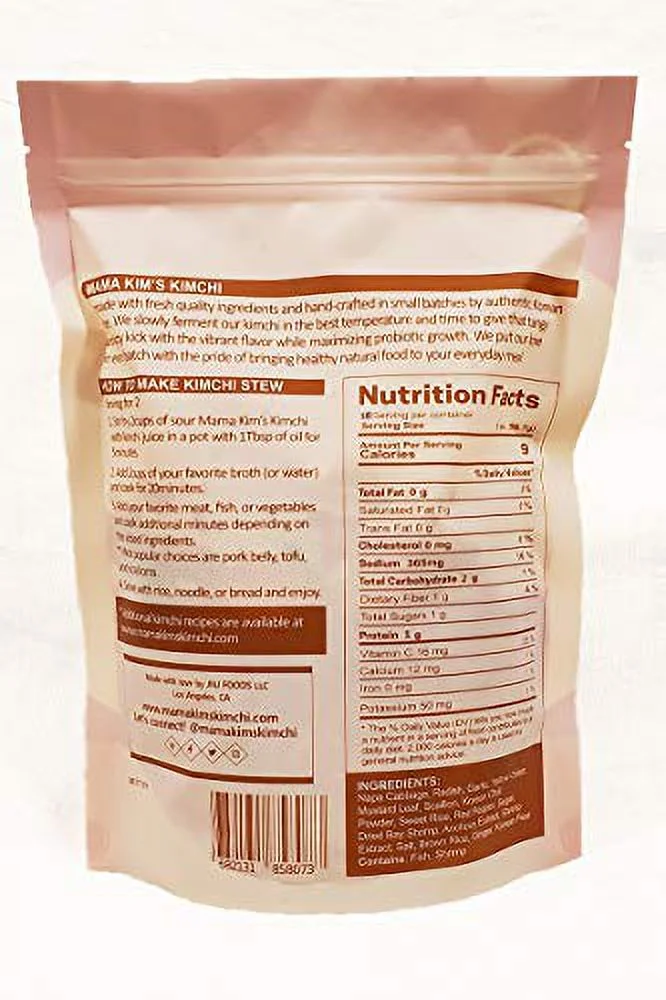 Premium Spicy Napa Cabbage Kimchi 32Oz Pouch