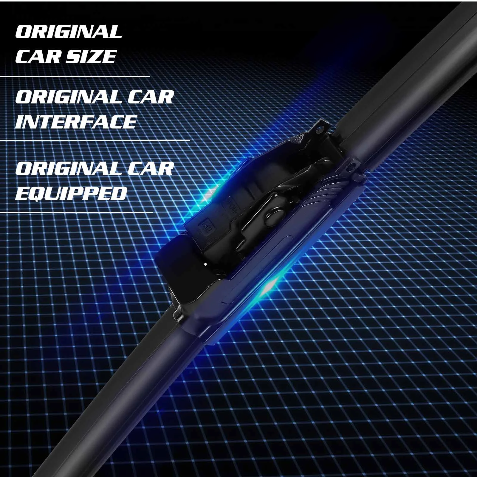 UrbanX 2-IN-1 All Seasons Water Repellency Original Equipment Replacement Wiper Blades For 2013 Nissan Titan 24