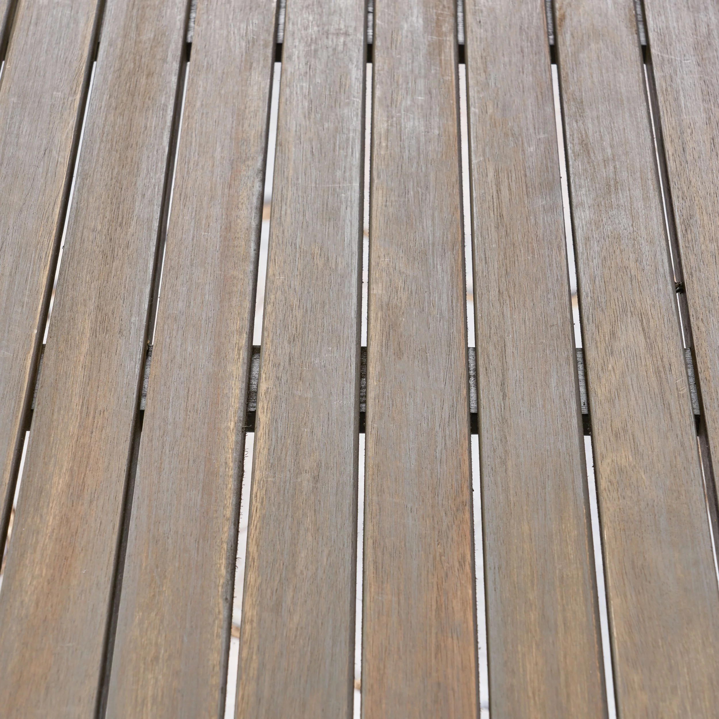 Noble House Haley 5 Piece Wooden Round Patio Dining Set in Gray