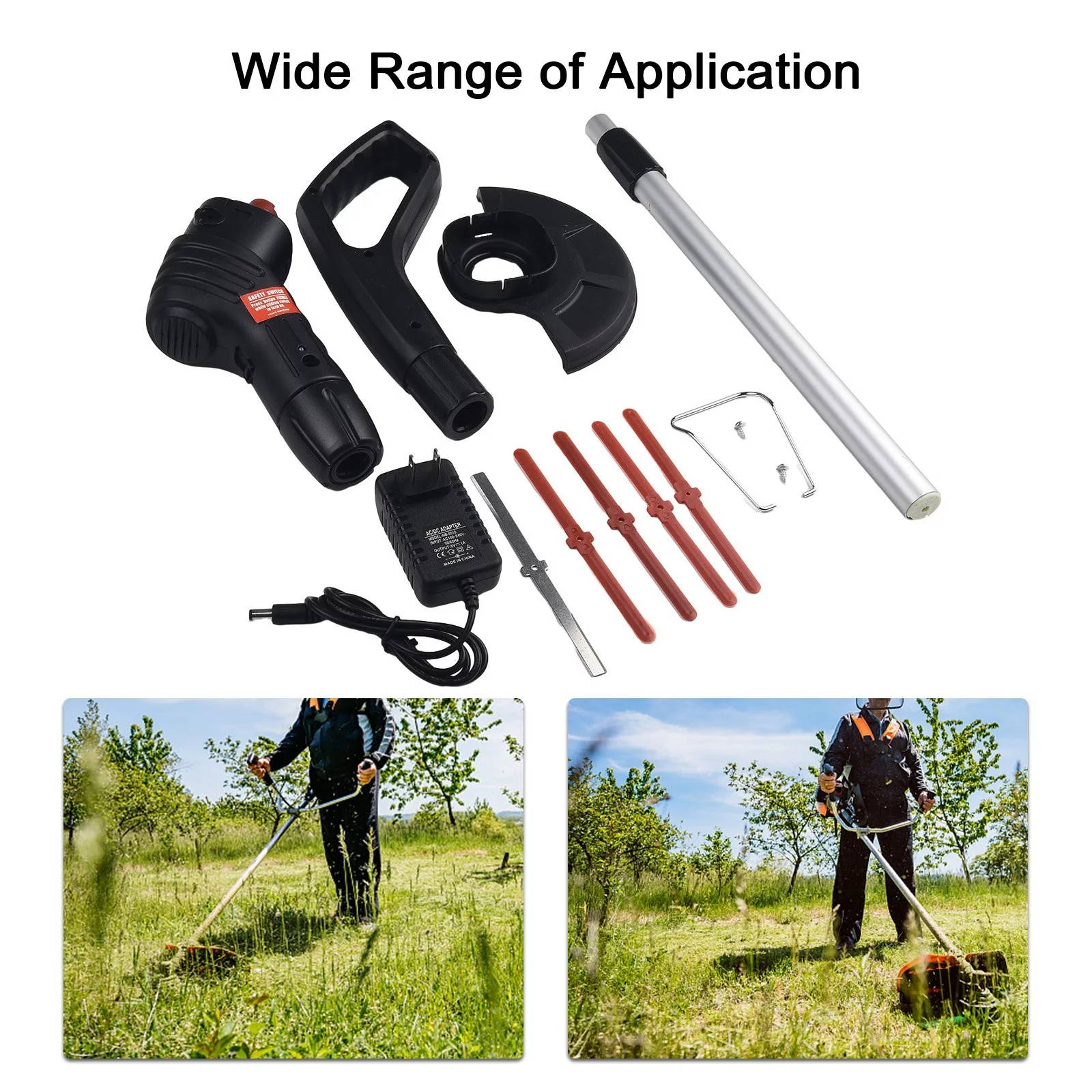 Garden Electric Cordless Grass Trimmer Grass Cutter Rechargeable Tools