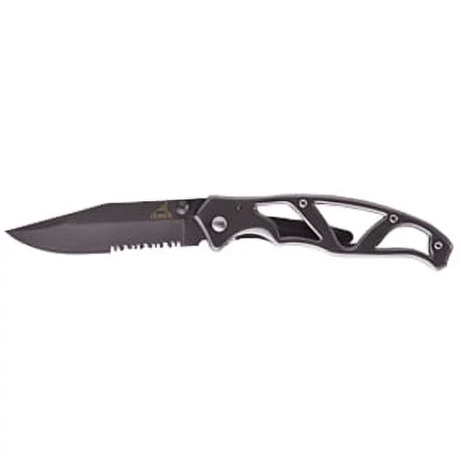 Gerber Paraframe Paraframe I Grey Serrated Clam Knives