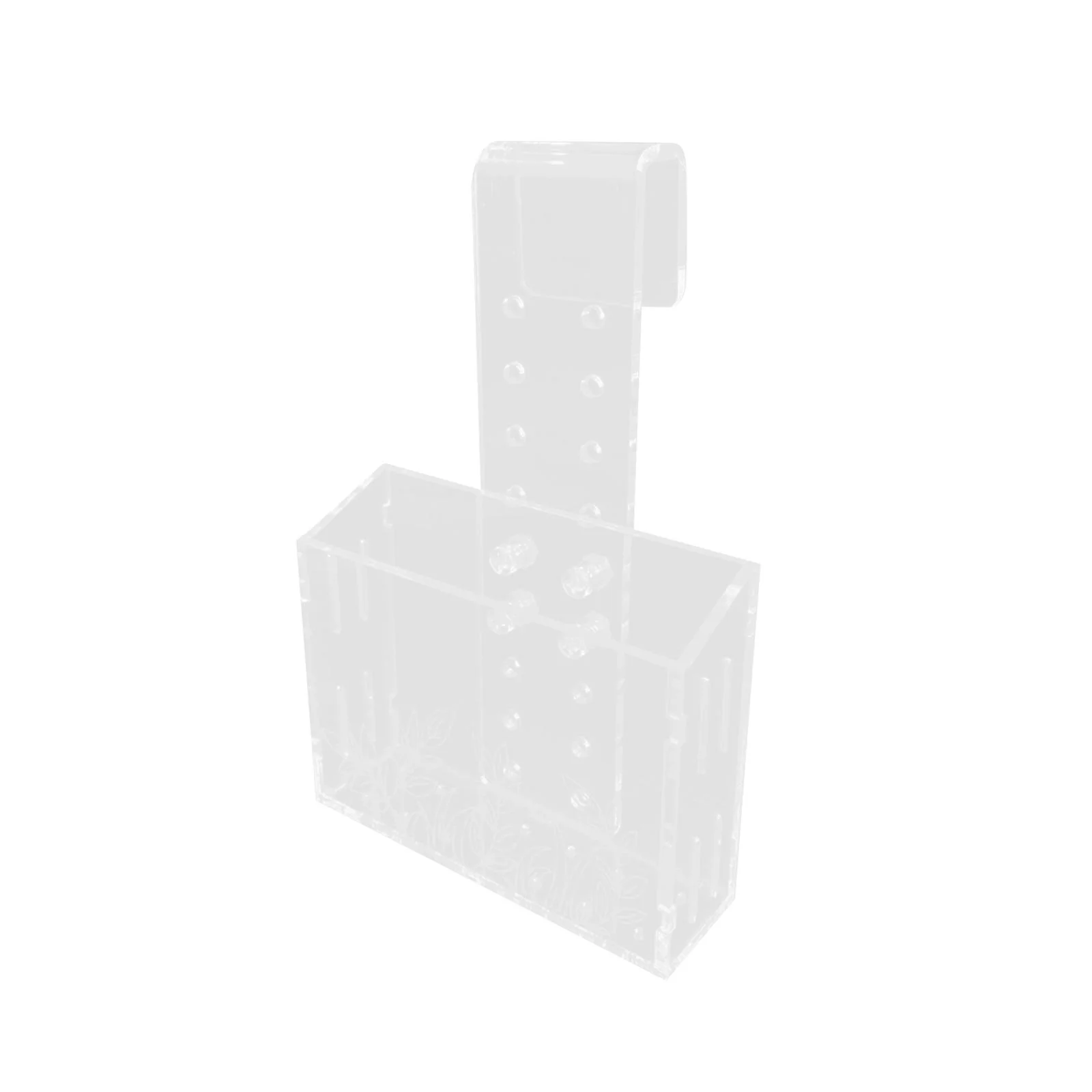 DOLITY Aquarium Plant Cup Transparent Container Hanging Landscape Aquatic Plant Pot