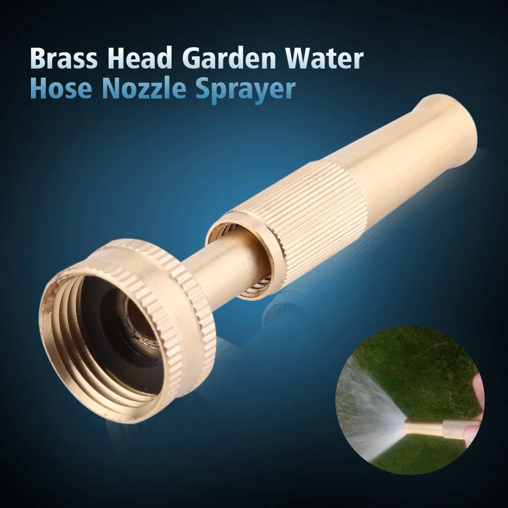 Newce  Adjustable Brass Construction High Pressure Spray Gun Head Garden Water Hose Nozzle Sprayer  Water Hose Spray Nozzle  Spray Nozzle