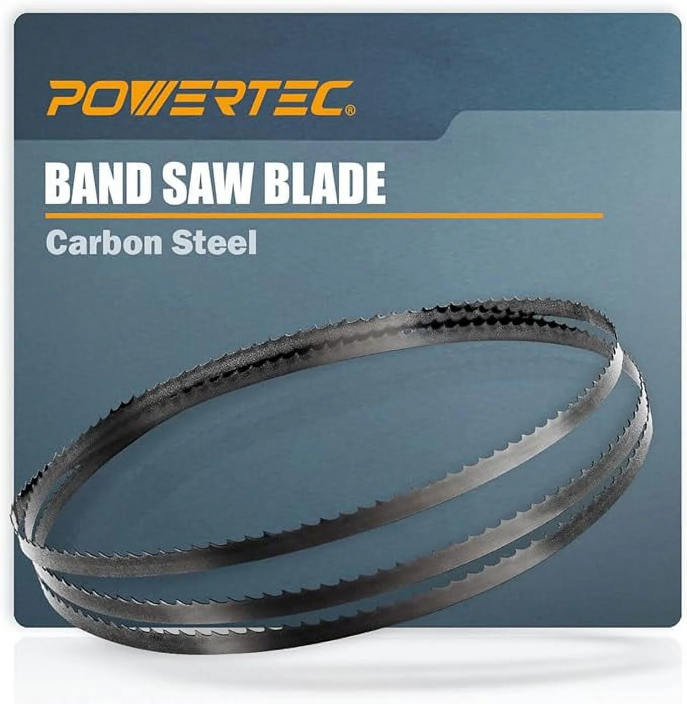 POWERTEC 80 Inch x 1/2 Inch x 14 TPI Bandsaw Blades for Woodworking, Band Saw Blades for Sears Craftsman 12