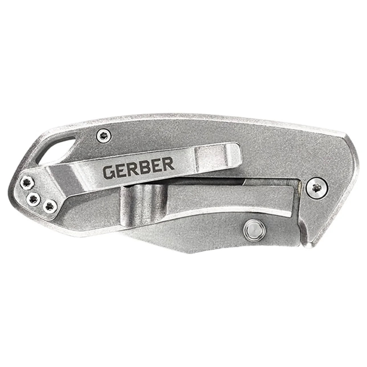 Gerber Kettlebell Gray 7CR17MOV Steel 6.2 in. Folding Knife