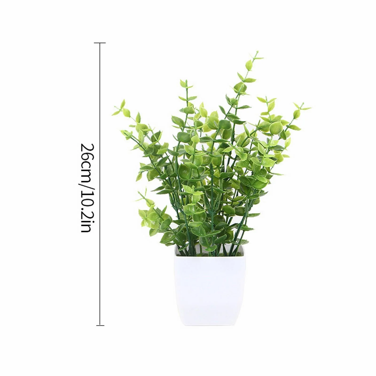 Yeetfub Faux flowers Silk Flowers Faux Plants Potted Artificial Plants In Pot Green Bonsai With White Round Pot For Office Home Kitchen Table Indoor Decor for Wedding Home Faux Flowers Bulk