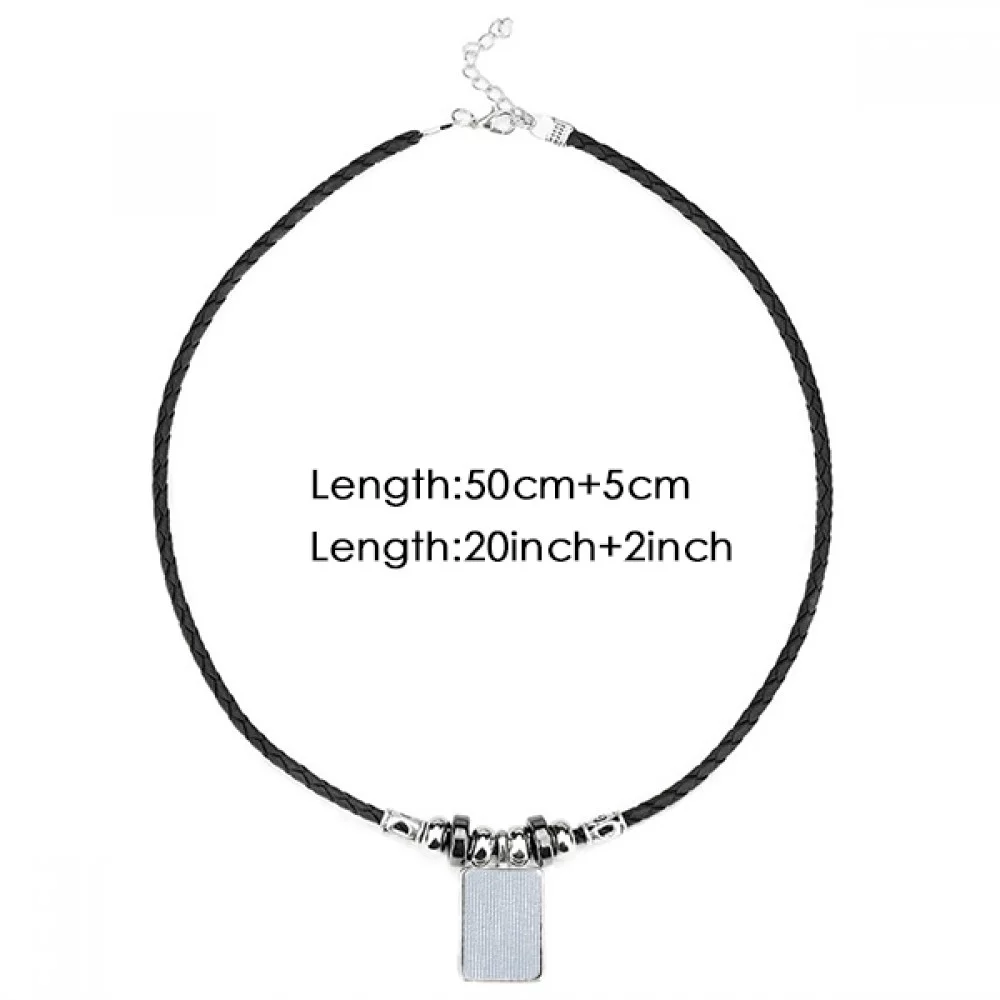 Saplings Insidious Small TV Face Original Necklace Jewelry Torque Leather Rope Pendant