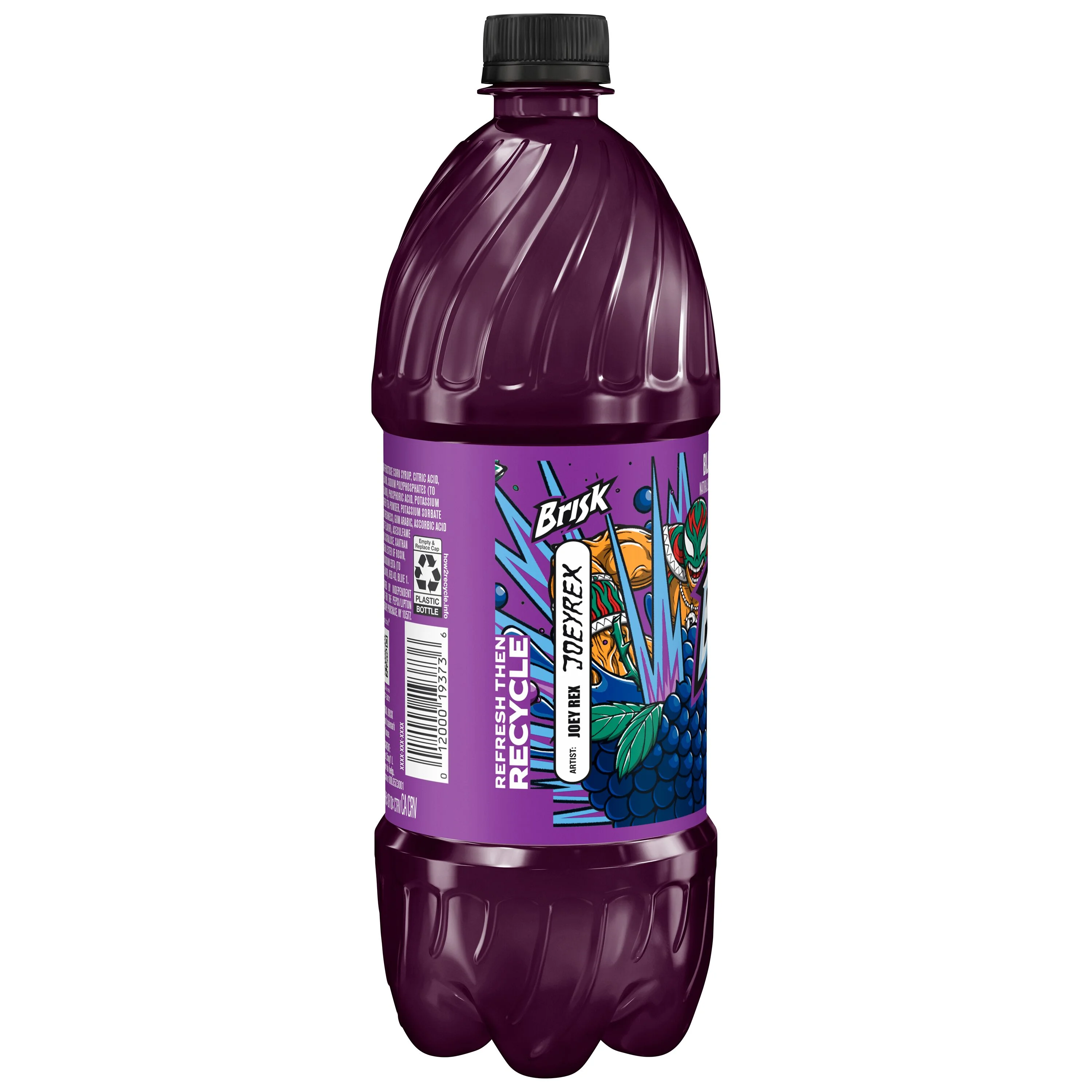 Lipton Brisk Iced Tea Blackberry Smash Juice Drink 1 Liter Bottle