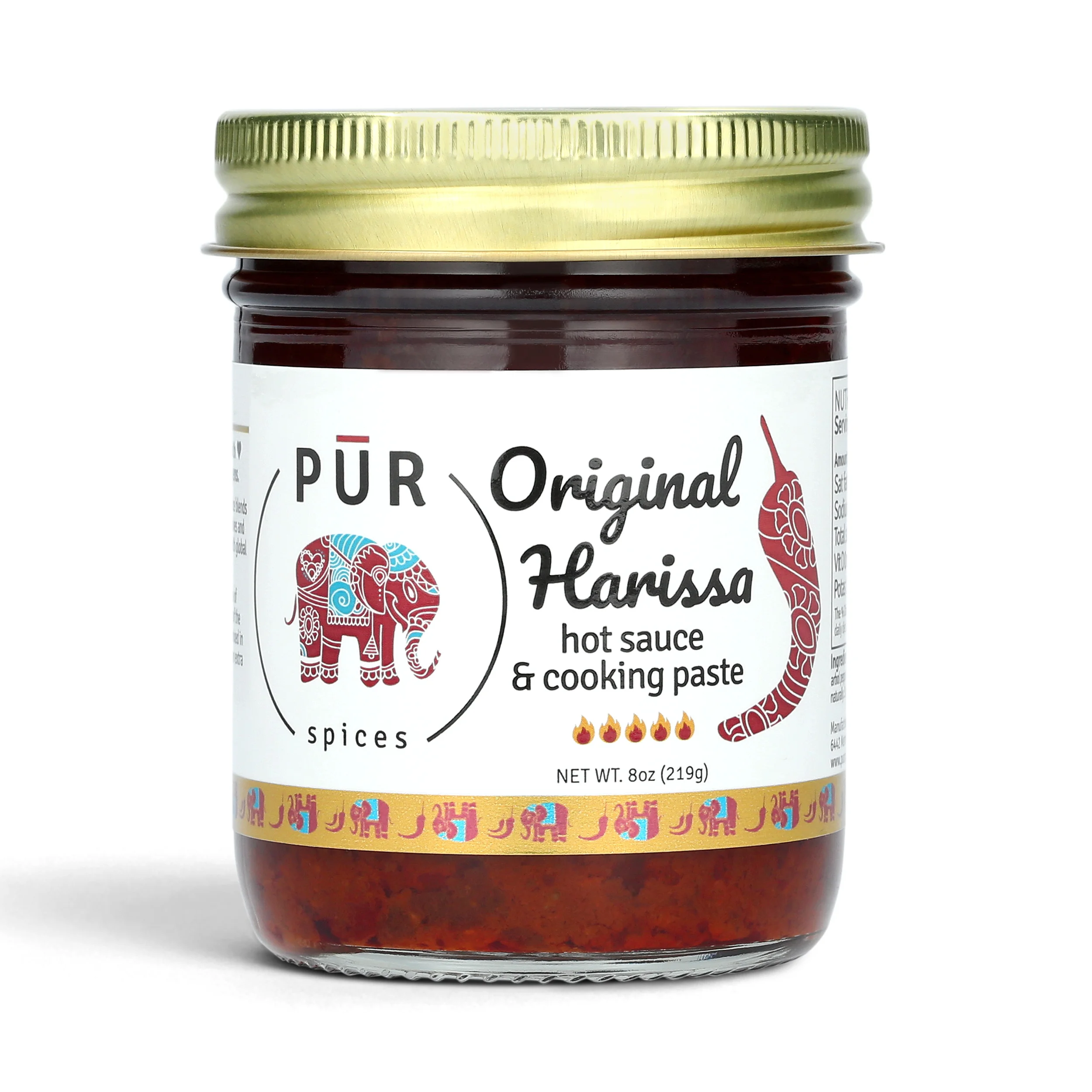 PUR Spices Original Harissa (2 pack of 8oz jars)