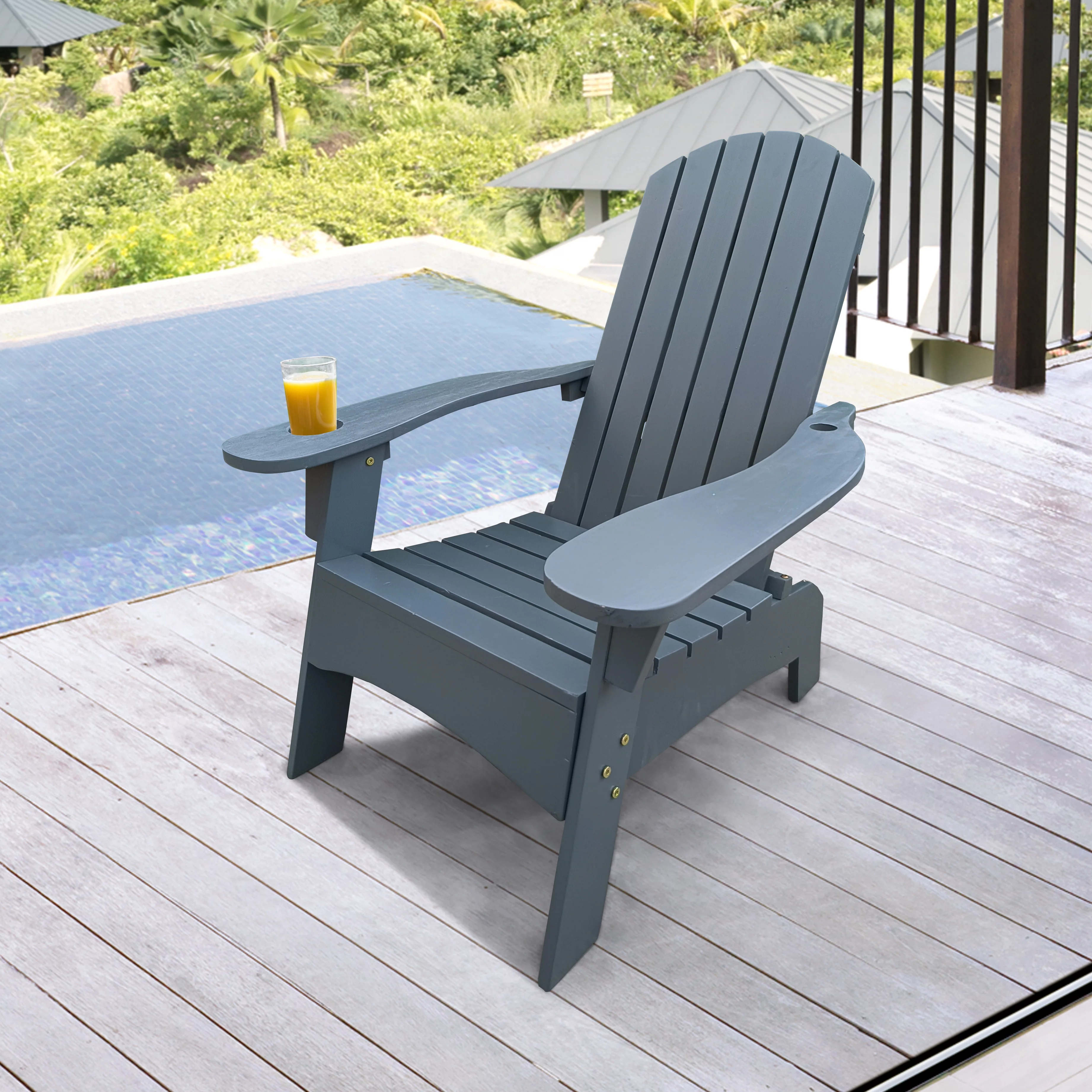 Premium Adirondack Chair - 1 set of chair in 1 carton - 28.16 - Relax in style indoors or outdoors!