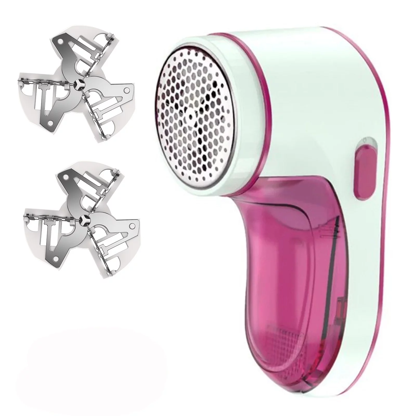 Cordless Electric Lint Remover W 2 Spare USB Rechargeable Fabric Clothes Shaver Clothing Sweater Shaver Defuzzer Trimmer Efficient Lint Fuzz Fluff Bobble Remov