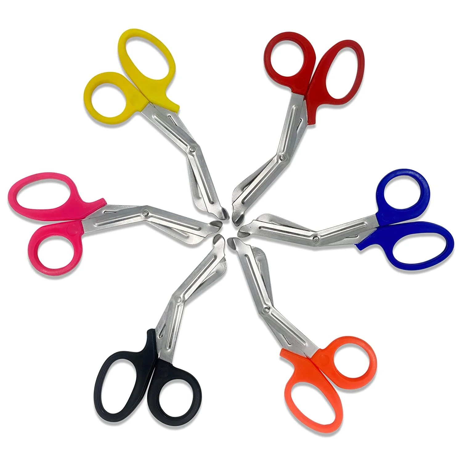 Cynamed Set of 6 Assorted Handle Trauma Shears 7.25