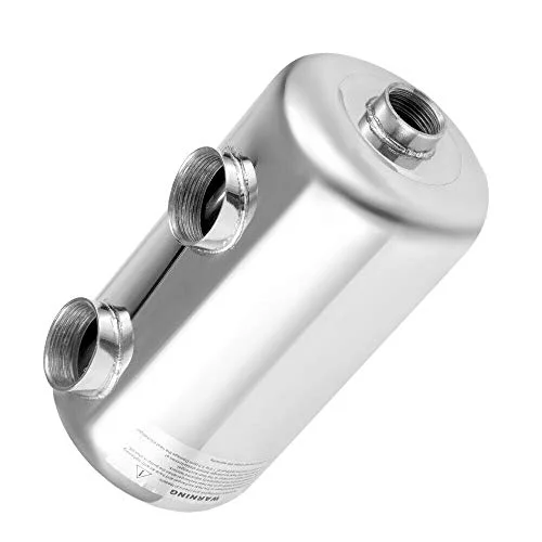 DNYSYSJ Swimming Pool Heat Exchanger Stainless Steel Tube Shell Heat Exchanger for Swimming Pool