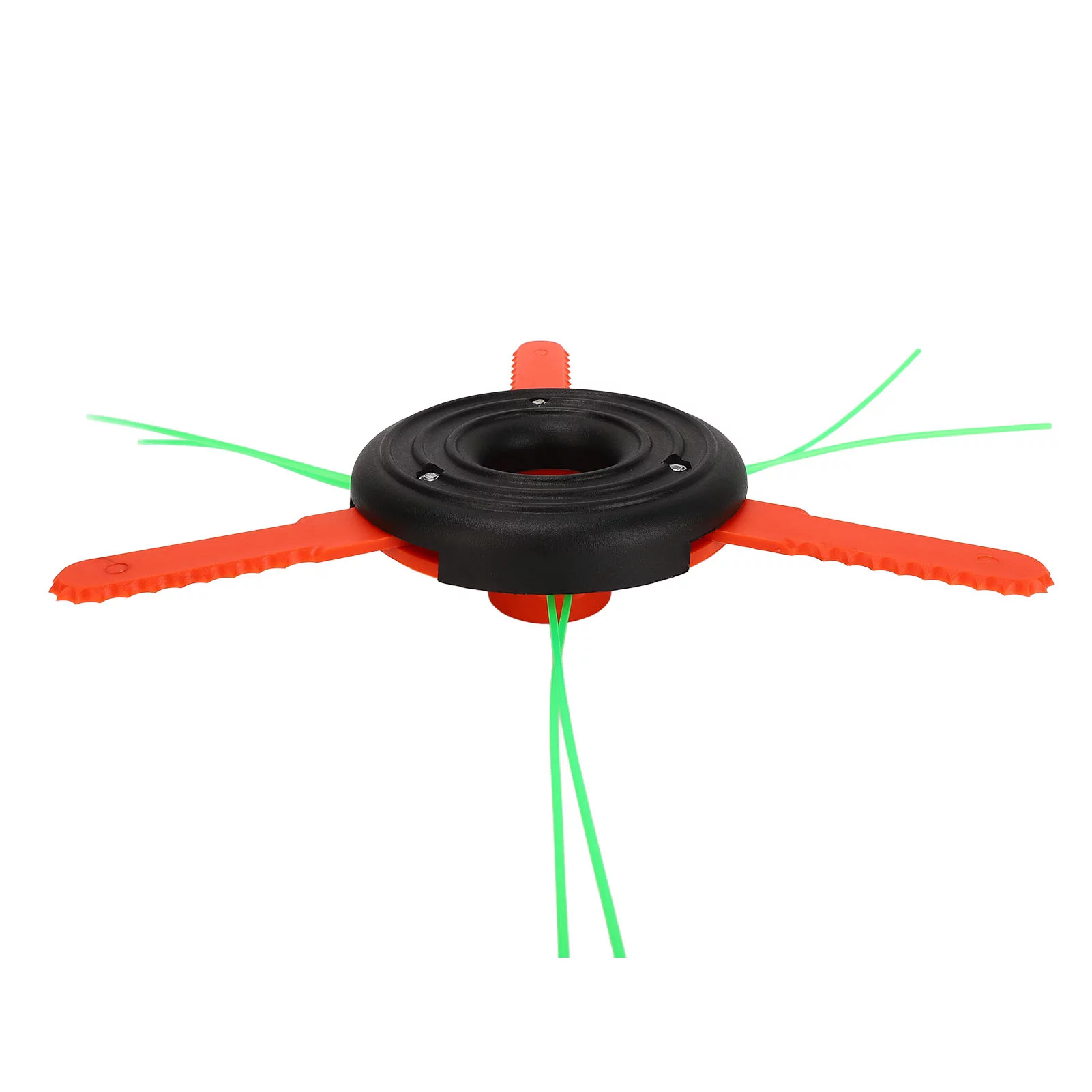 Verdant Touch String Trimmer Head Replacement 3 Leaf Plastic Blade Cutting Head Low Vibration Brush Cutter Weeding Head Replacement Internal Thread M10x1.25