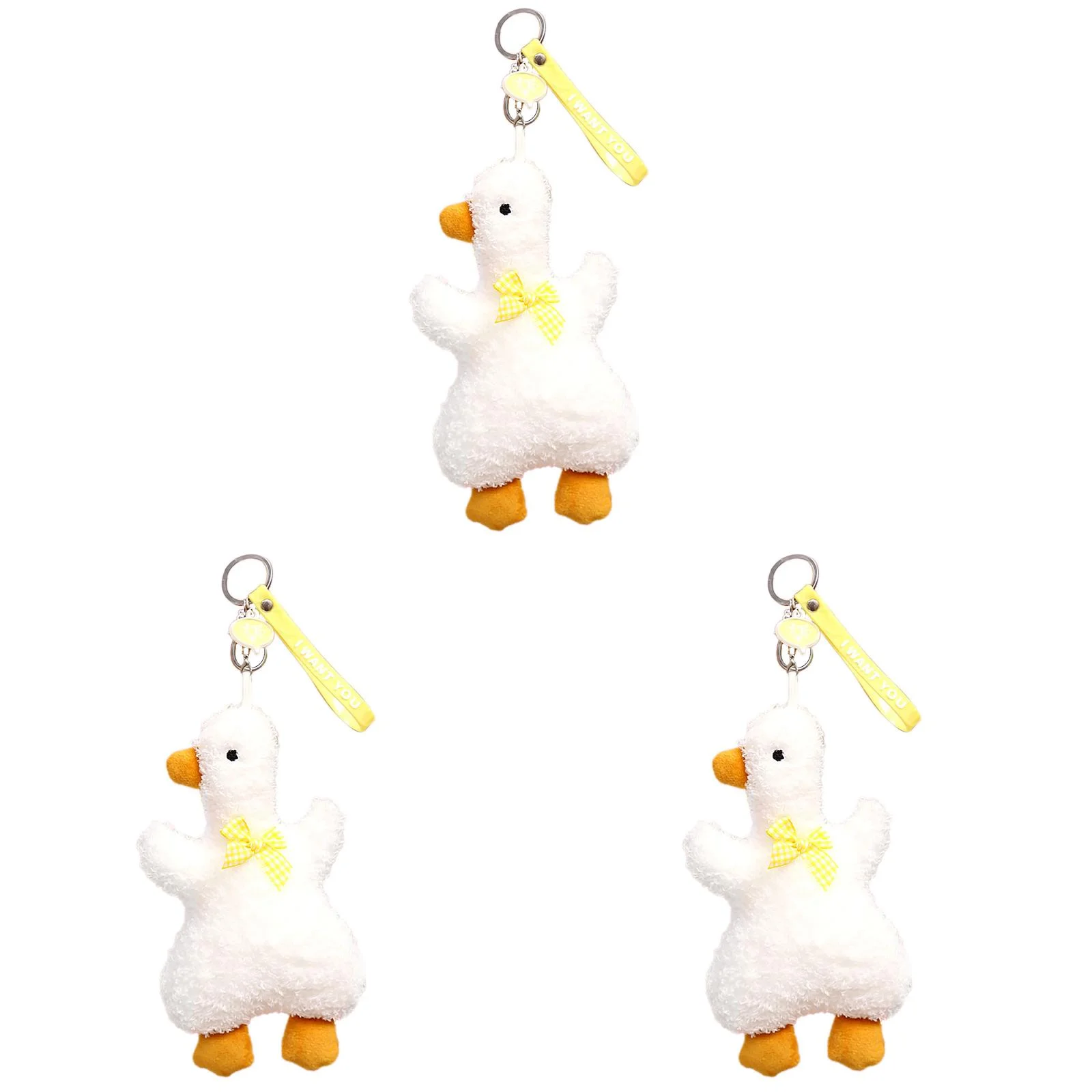 XZZjjl 4th of the July Toy Tents the Goose Plush Pendant Is A Beautiful Plush Pendant Suitable for Birthday Gifts toRelatives andClassmates *3Pcs
