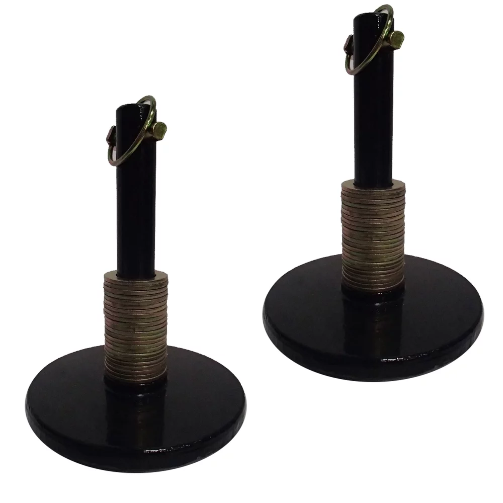 (2) Snow Plow Shoe Skid Foot Assemblies for Western 49067 Meyer Fits Boss Fisher