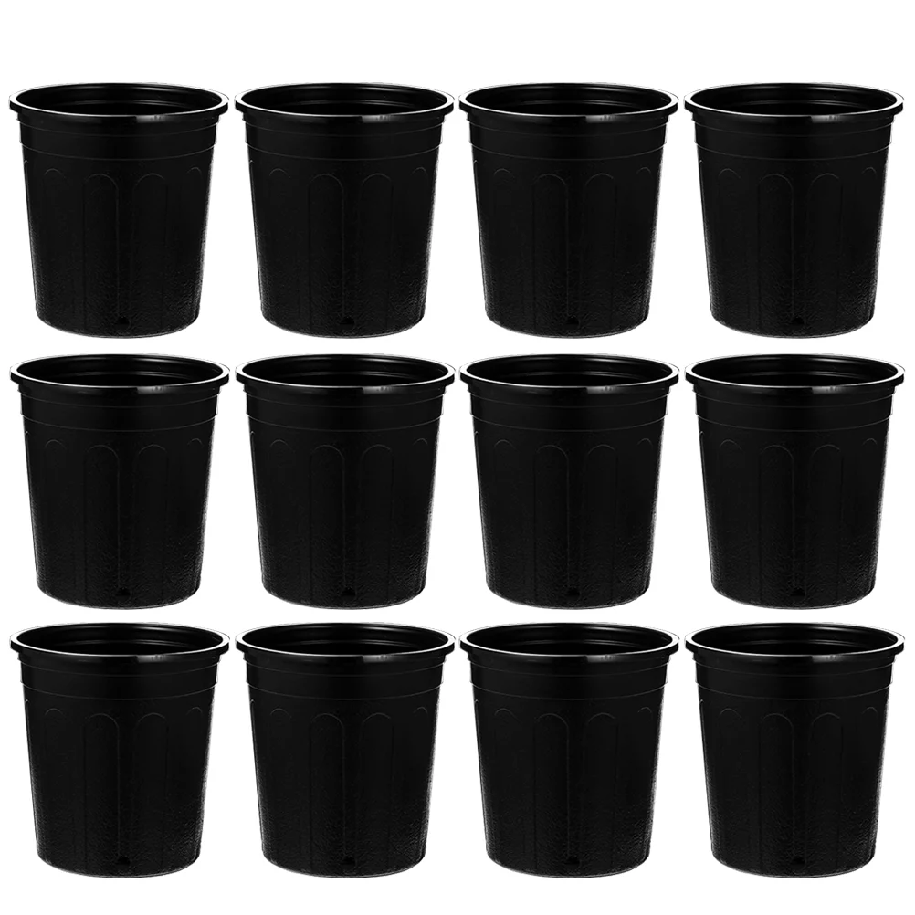 25pcs Plastic Pots with Drainage Hole for Succulents Transplanting