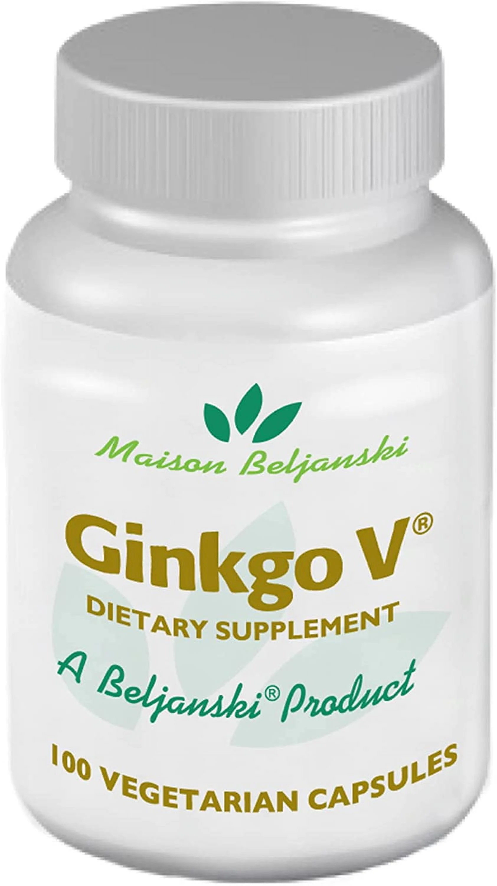 Beljanski® - Ginkgo V® Dietary Supplement - Ginkgo Biloba Extract - 100 Capsules