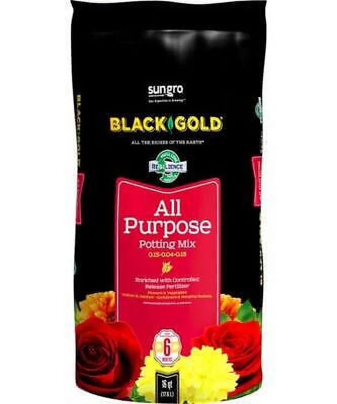 1 PC Black Gold All Purpose Potting Mix 16 qt