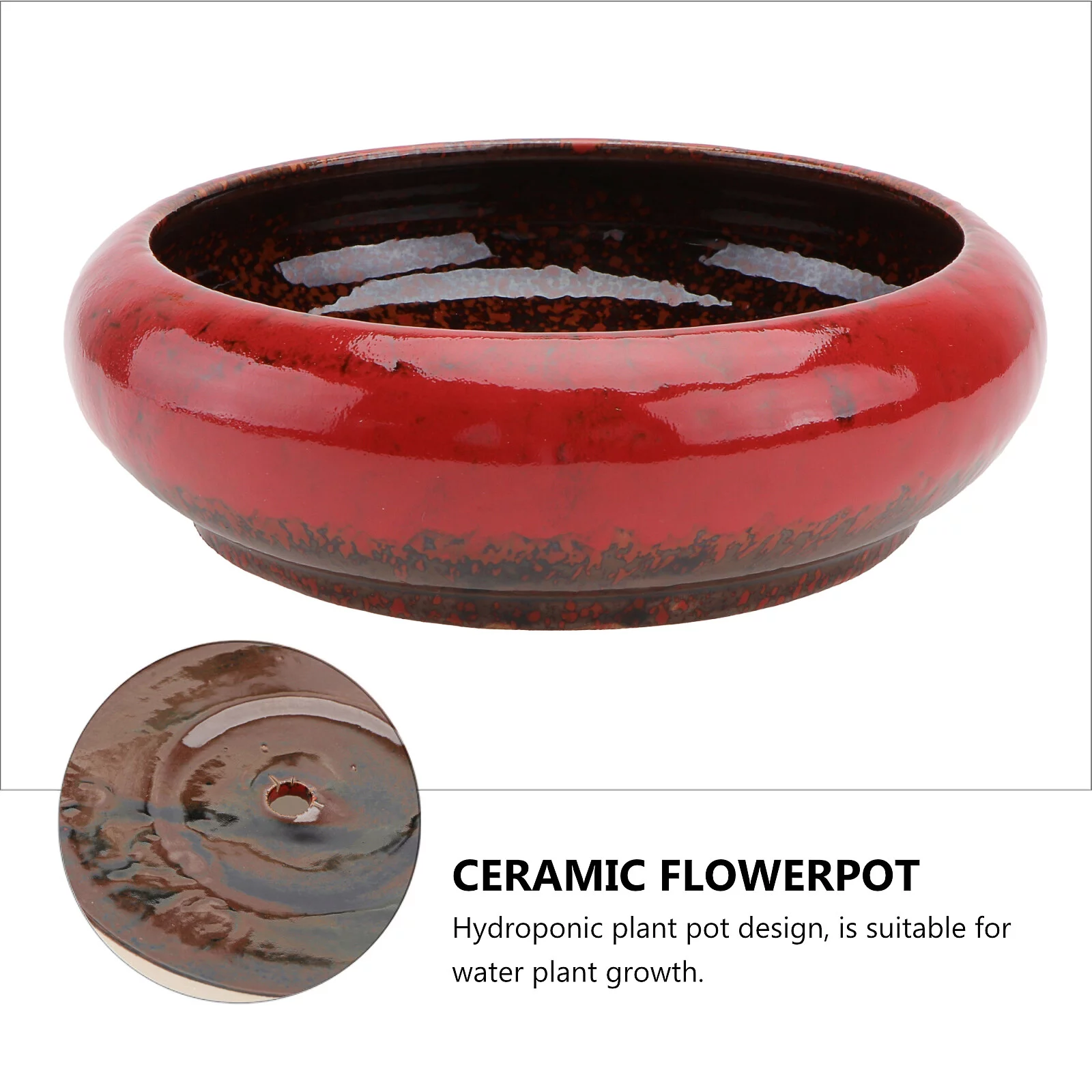 Gongxipen 1Pc Hydroponic Ceramic Flower Pot Creative Succulent Daffodil Gardening Pot