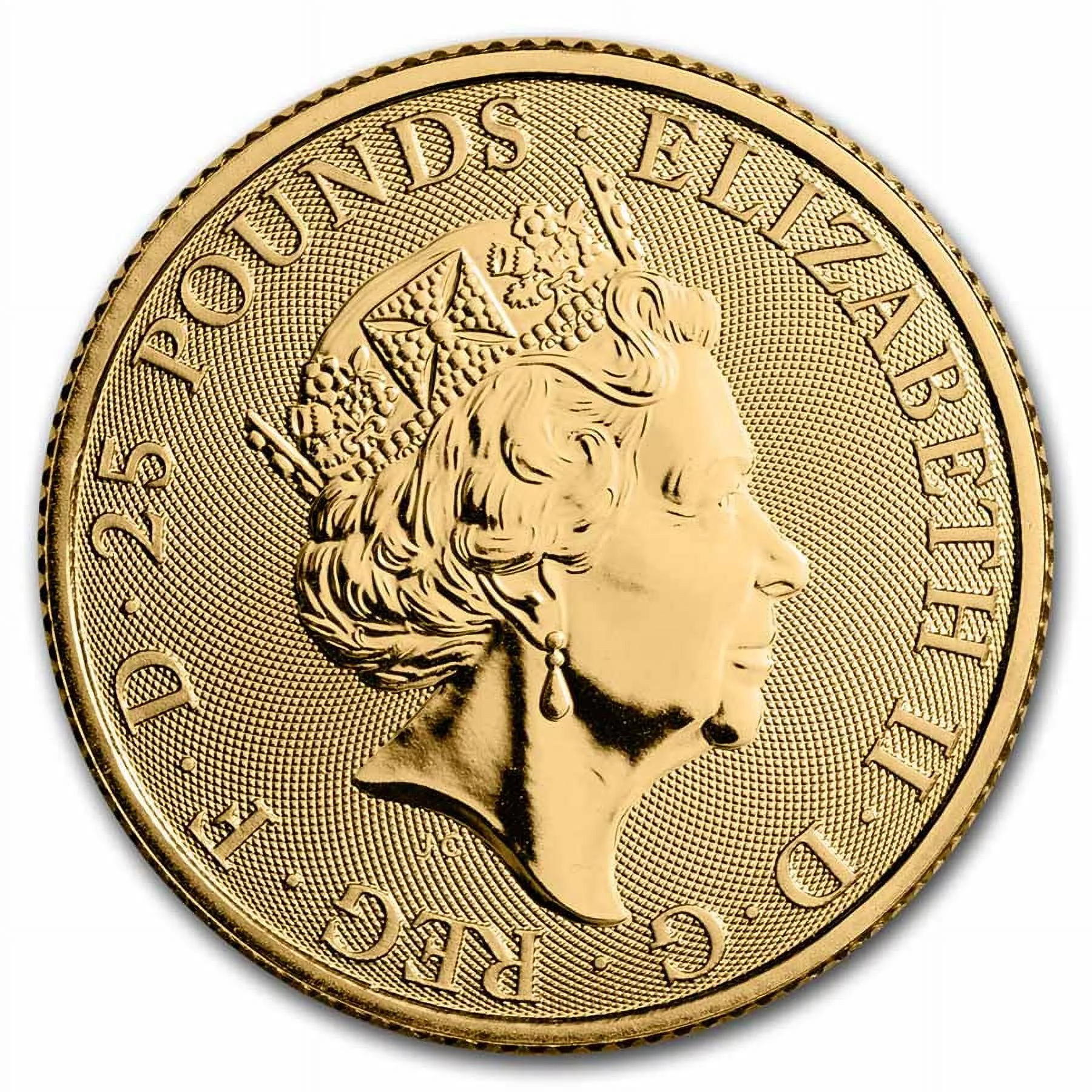 2023 GB 1/4 oz Gold Royal Tudor Beast The Yale Of Beaufort BU